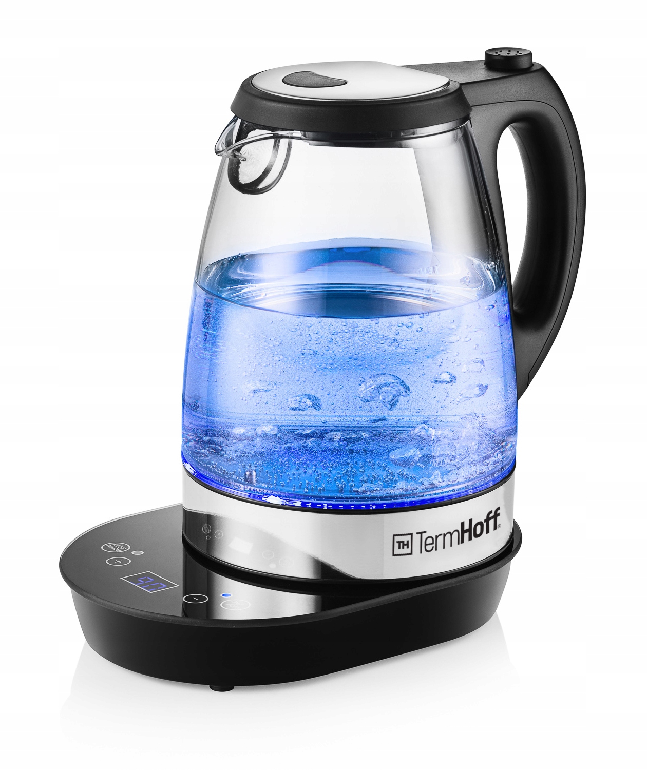 TermHoff TH-K1 rýchlovarná kanvica 2200 W 1,7 l čierna